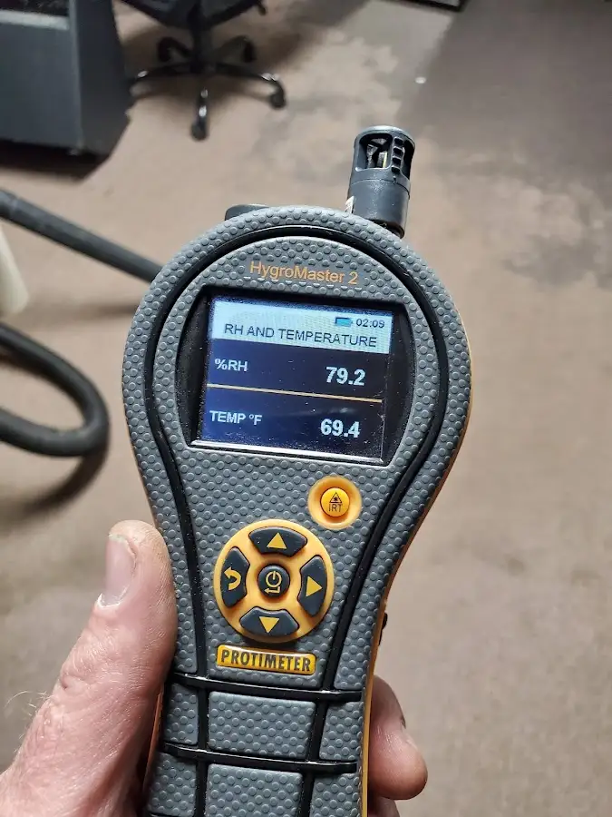 Moisture meter humidity assessment for Fire & Smoke Damage Restoration in Sun Prairie