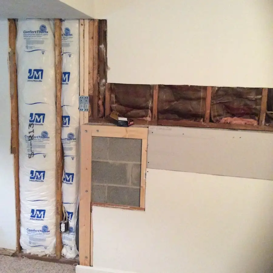 Wall insulation replacement during Odor Removal & Deodorization in Sun Prairie